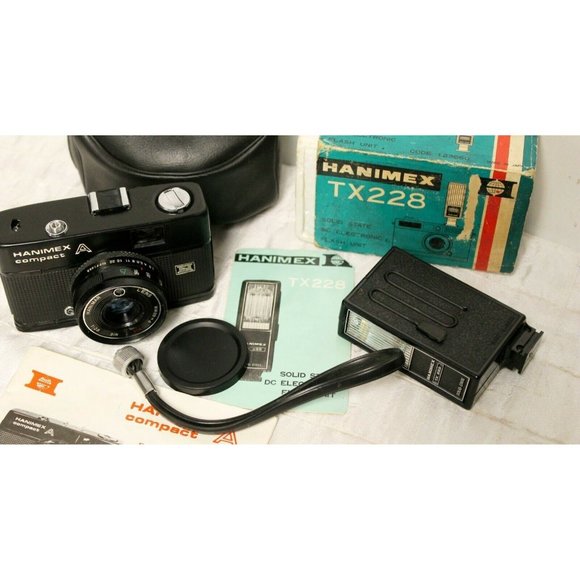 Hanimex Compact A Camera Case TX228 Flash Attachment Instruction Manuals - Picture 2 of 10